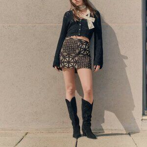 Mango, Cowboy leather boots, worn once.